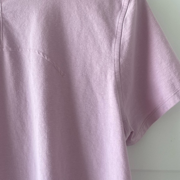 Lululemon Love Tee Cropped | Pink Soft Cotton T-Shirt Size 6 - Picture 2 of 11